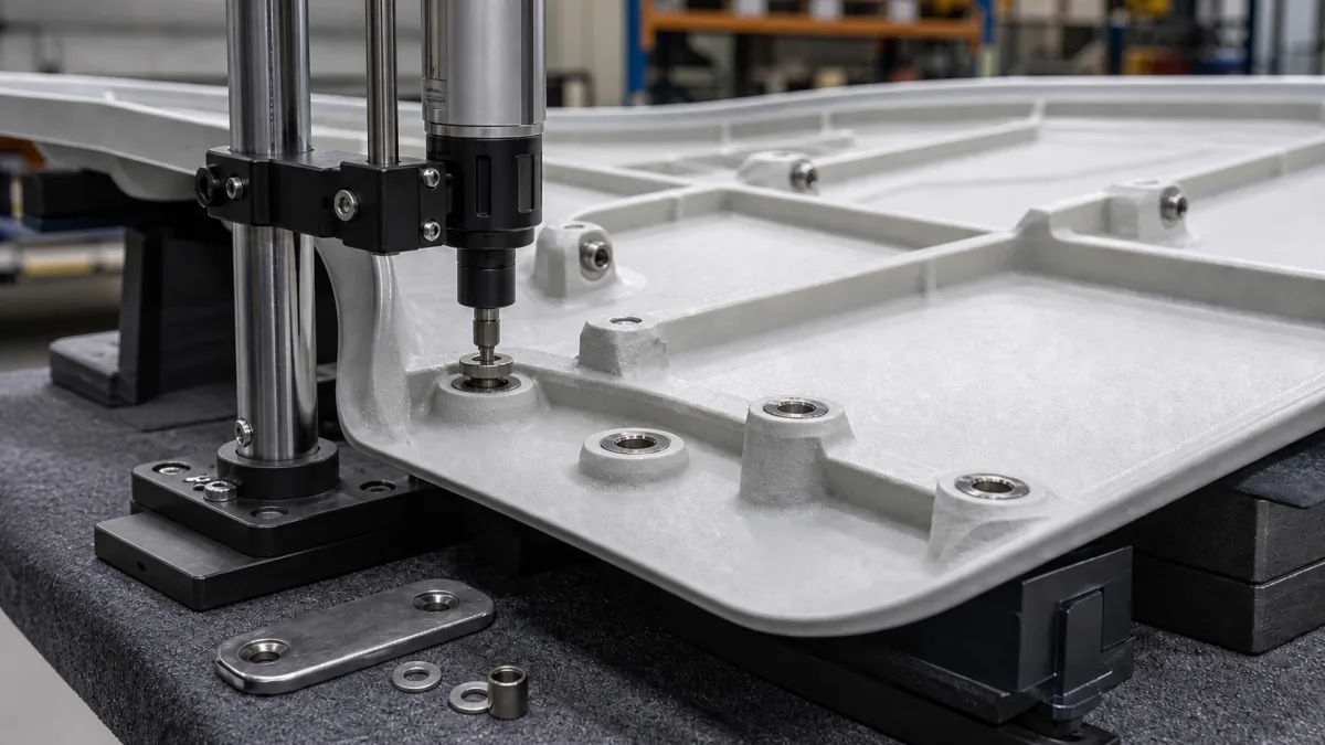 FRP inserts en montagepunten goed ontwerpen