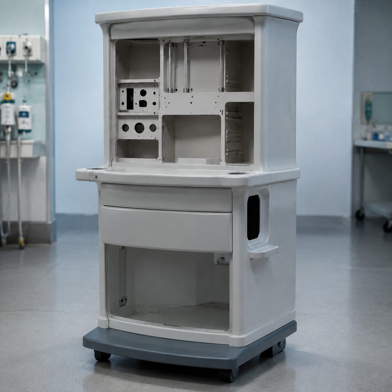 FRP behuizing voor een anesthesieapparaat