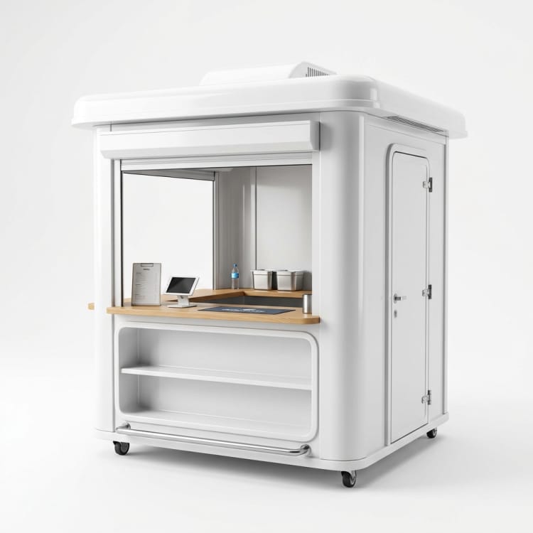 FRP strand service cabine