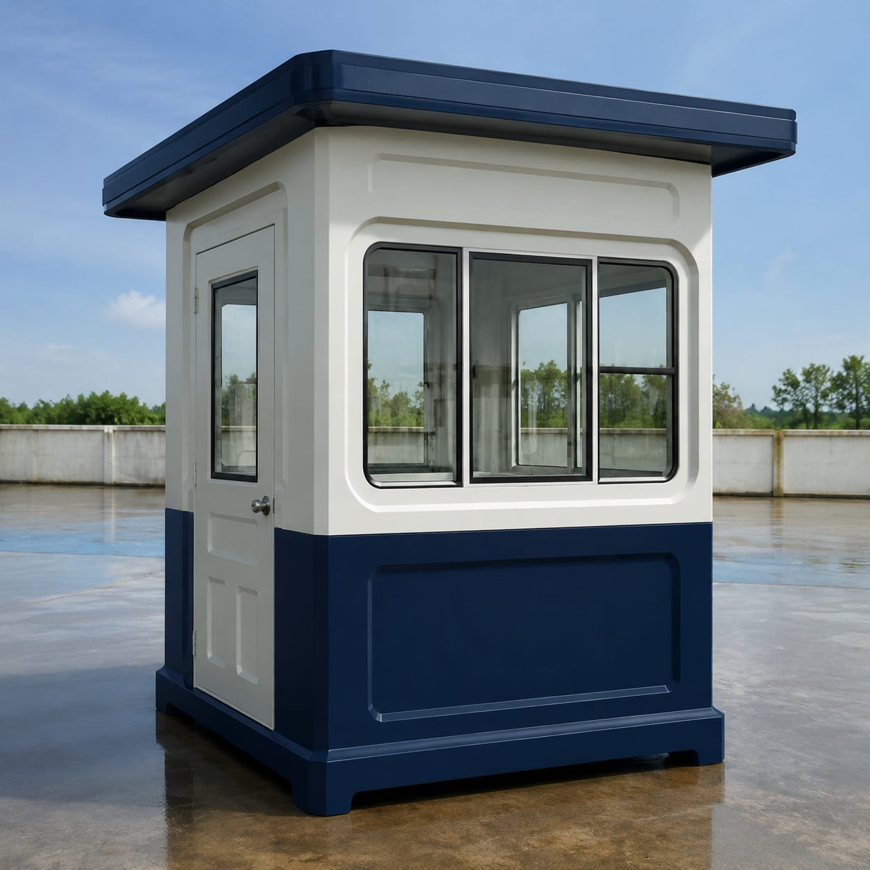 FRP grens controle cabine