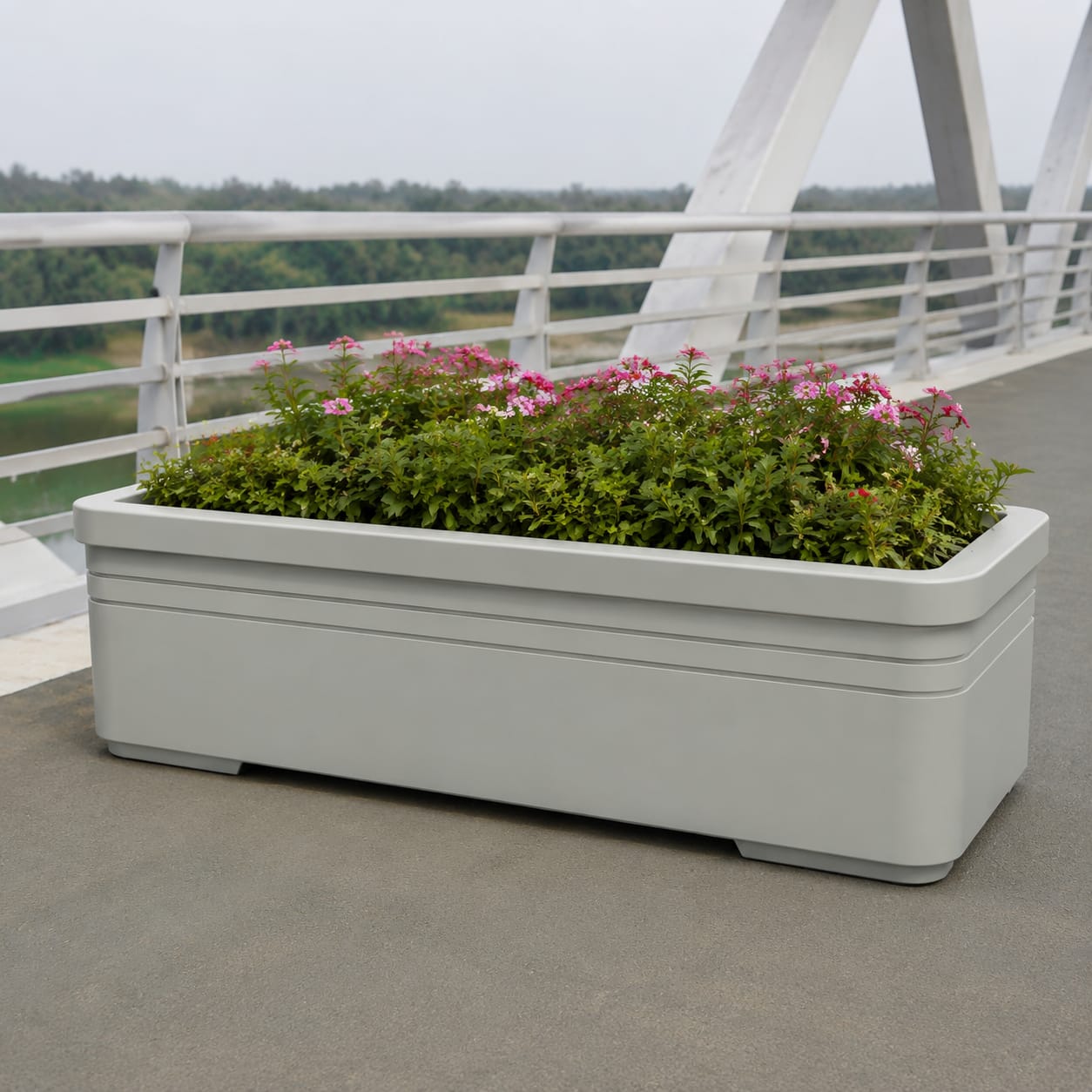 FRP brug plantenbak kast