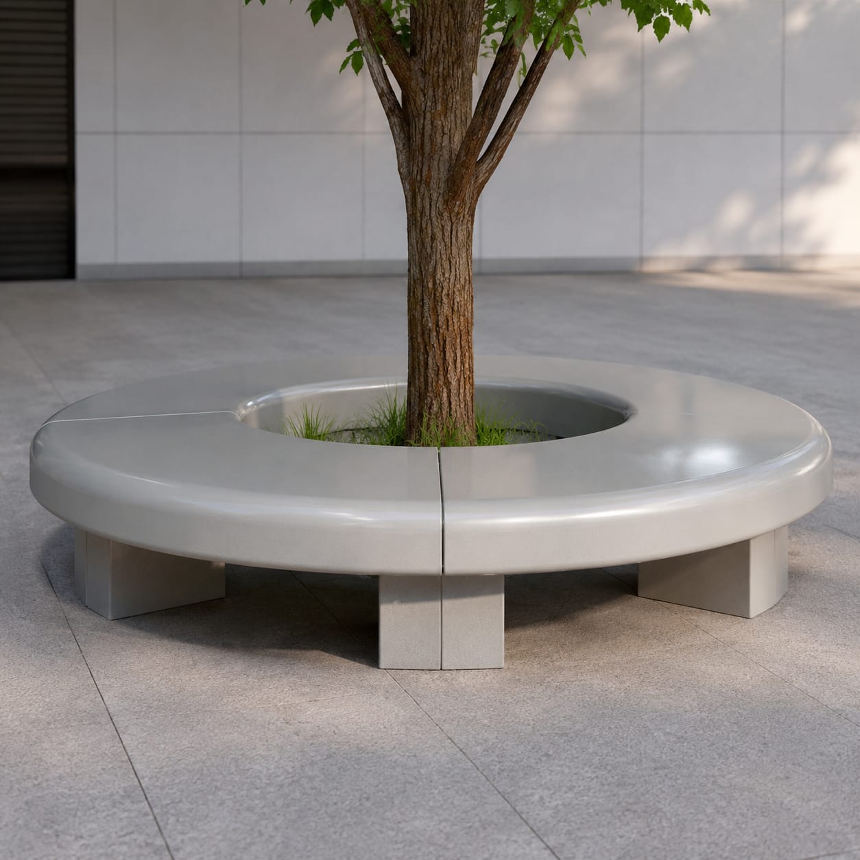 FRP rond boom bank