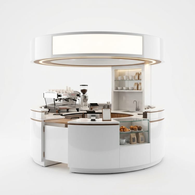 FRP koffie service cabine