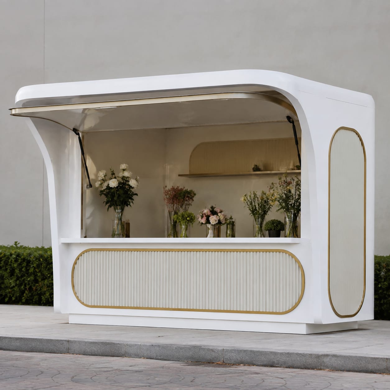 FRP bloemen winkel kiosk