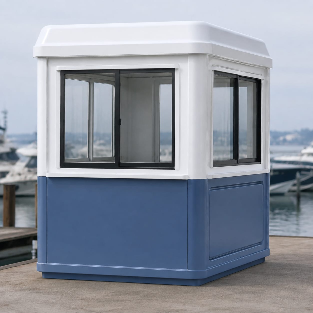 FRP jachthaven service cabine