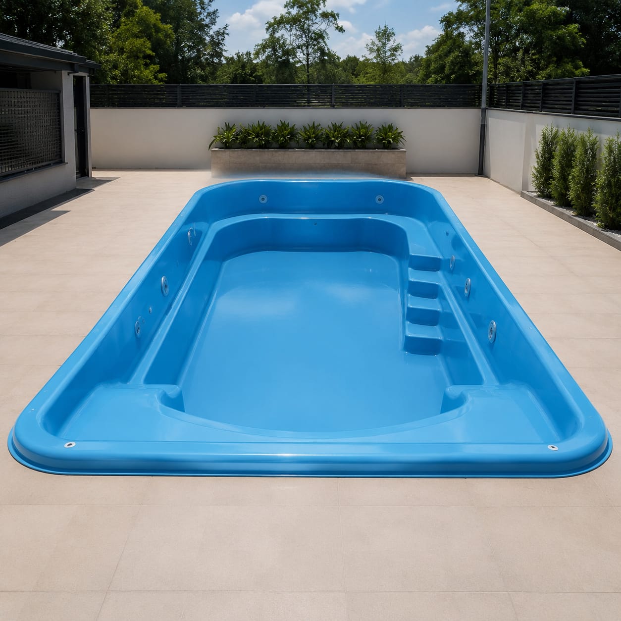 FRP Resort Villa zwembadkuip