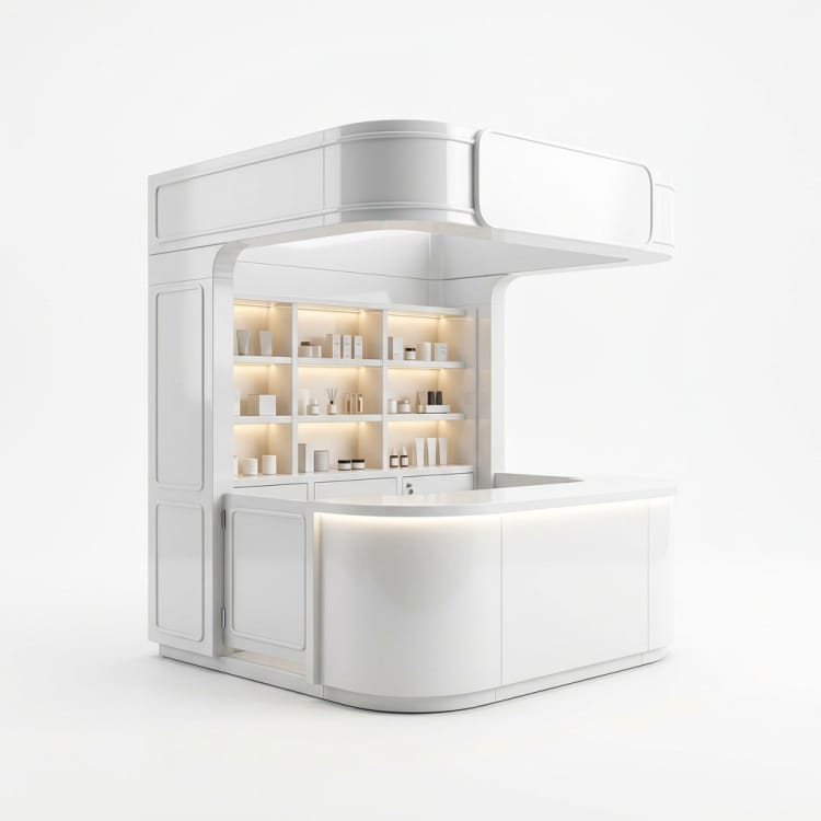 FRP detailhandel pop-up cabine