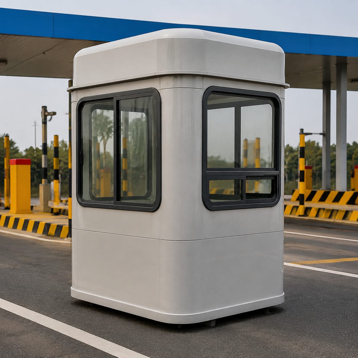 FRP tol inzameling cabine