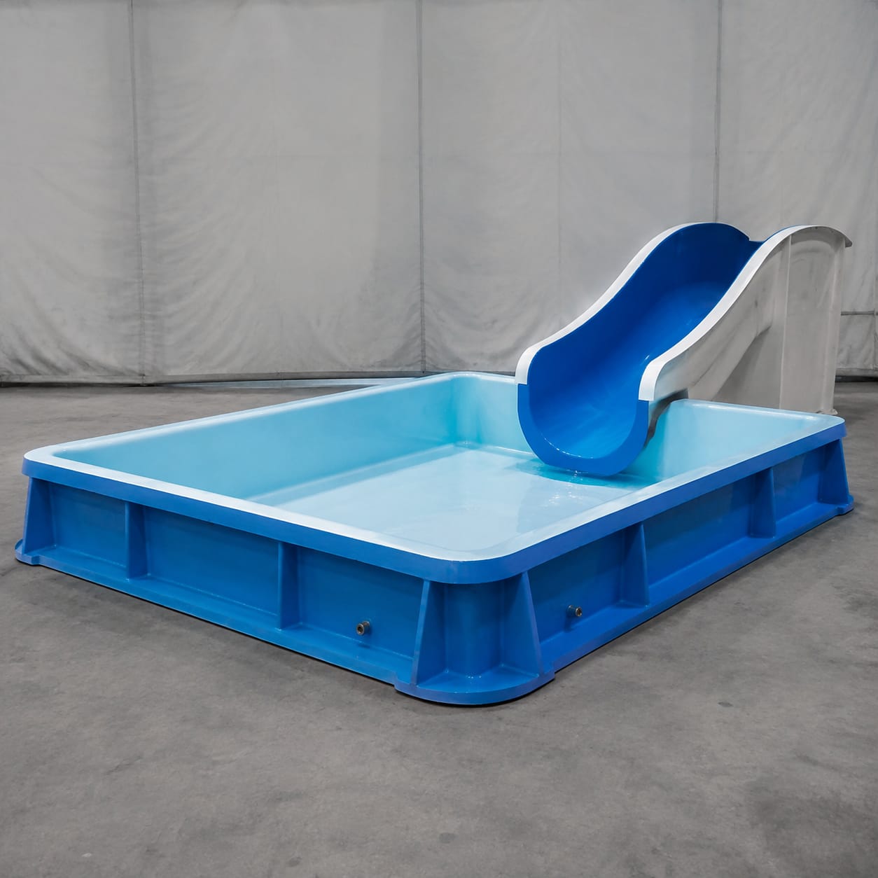 FRP water park glijbaan landing zwembad