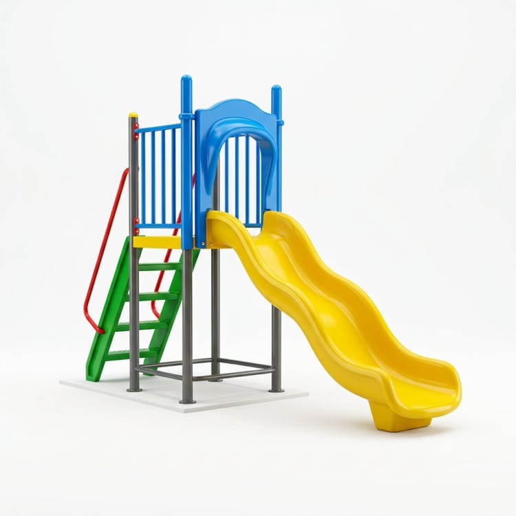 Kids speelplaats glijbaan