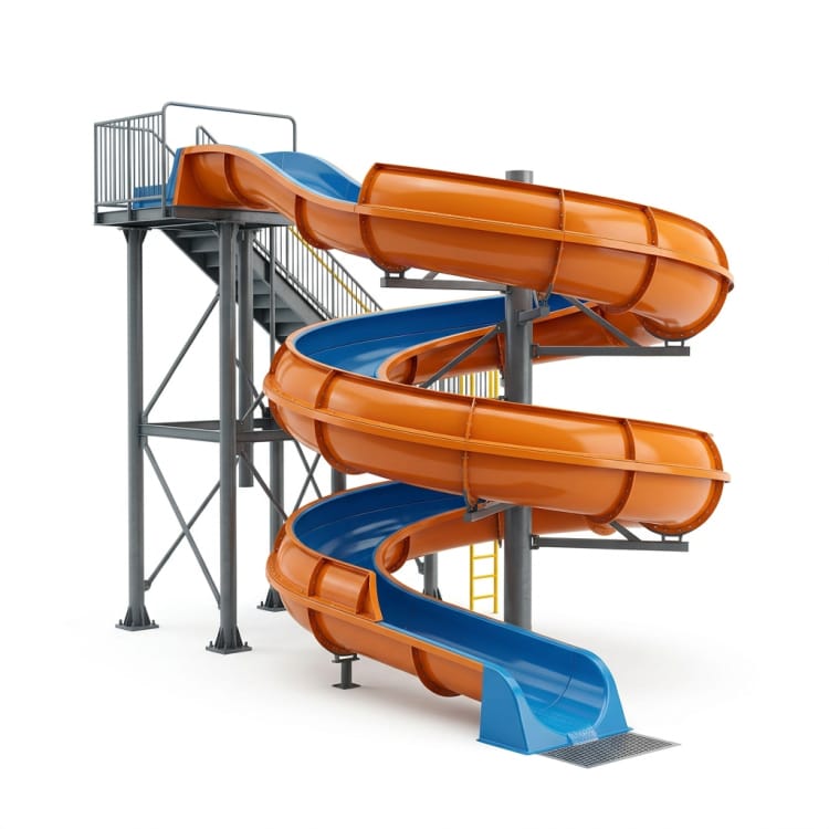 Open goot waterglijbaan