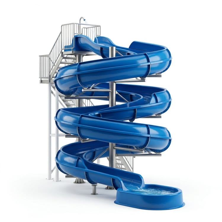 Spiral waterglijbaan